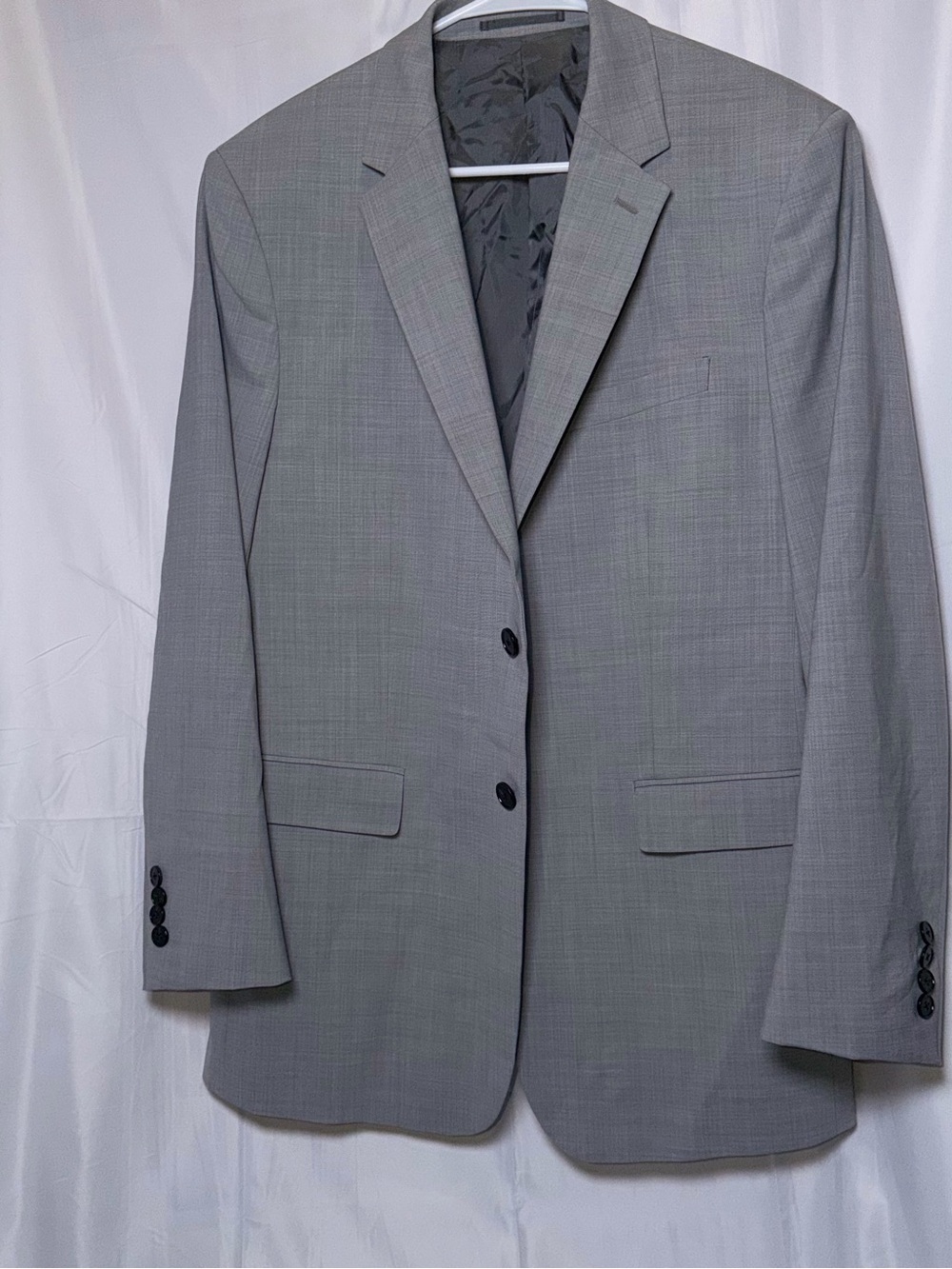 Theory Light Gray Men's Two-Button Sport Coat